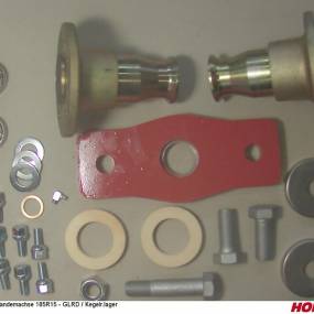 Tandemachse 185R15 - Glrd / Kegelr.lager Horsch 31013600