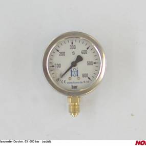 Manometer Ø63 Radial 600Bar Horsch 00110130
