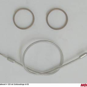 Halteseil L= 320 mit Schlüsselringe D=30 Horsch 00170223