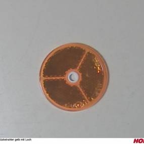 Rückstrahler Gelb mit Loch Horsch 00340436