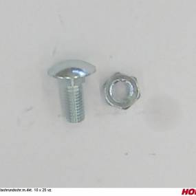 Flachrundschr.m.4Kt. 10 X 25 8.8 Vz. Horsch 00370495