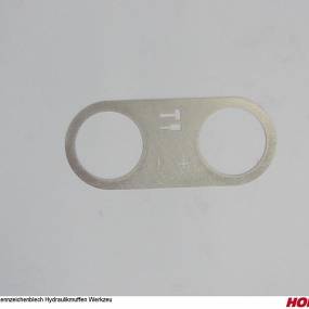 Kennzeichenblech Hydraulikmuff Horsch 01181805