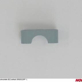 Rohrschellenpaar 1Loch Gerippt Ø22 Horsch 04001103