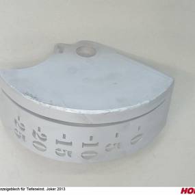 Anzeigeblech für Tiefeneinst. Joker 2013 Horsch 28131900