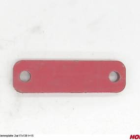 Klemmplatte 2Xø17X121 T=15 Horsch 34461303