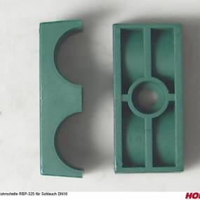 Rohrschellenpaar 2Loch Gerippt Ø25 Horsch 00100344