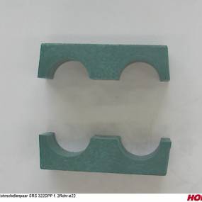 Rohrschellenpaar 2Loch Gerippt Ø22 Horsch 00100363