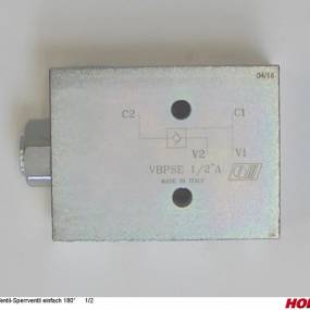 Ventil-Sperrventil Einfach 180° 1/2 Horsch 00110326