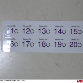 +Aufkl. Saatflußsensoren Satz 11-20 Horsch 00380366