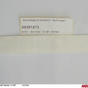 Aufkl."Sprinter 12 Sw" H=27Mm Horsch 00381073