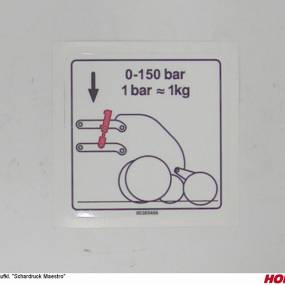 Aufkl. "Schardruck Maestro 0-150 Bar Horsch 00385466