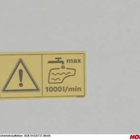 Sicherheitsaufkl. Max. Befüllung 1000L (04004094) Horsch