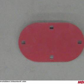 Verschlußblech Schlauchdurchf. Unten Horsch 23468502