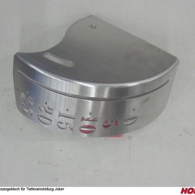 Anzeigeblech für Tiefeneinstellung Joker Horsch 28045200