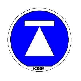 Aufkleber Ansetzpunkt Wagenheber Horsch 00385971