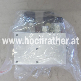 Ventil-Block Gebläse Zapf./Schar Handrad Horsch