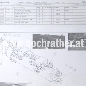 Lenkzylinder für Sw 8000 Sd Horsch