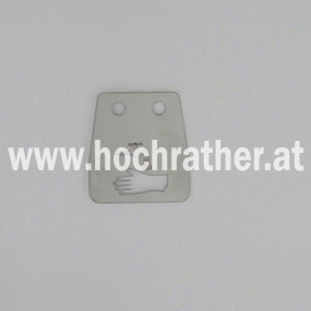 Symbolblech Bl.1, 55 X 50 Hände Waschen Horsch 35020072