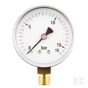 Manometer Ø63 0-16Bar ¼" Unten Kramp MA6316L04ST