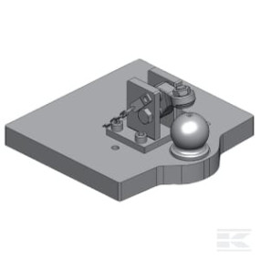 Tragplatte Kugelkuppl. 80 Mm Kramp 009609100A01