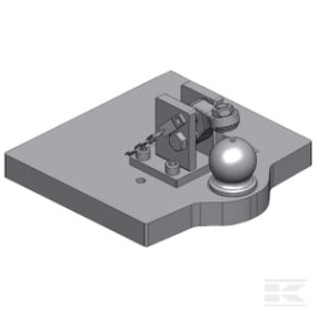 Tragplatte Kugelkuppl. 80 Mm Kramp 009609000A01