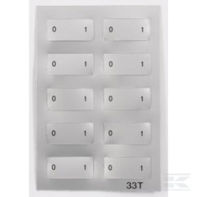 Schild "0 1 Kramp 02033T