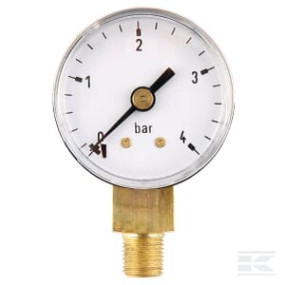 Manometer Ø40 0-4Bar ⅛" Unten Kramp MA404L02ST