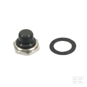 Druckschalterkappe Schwarz 12 Kramp U1654