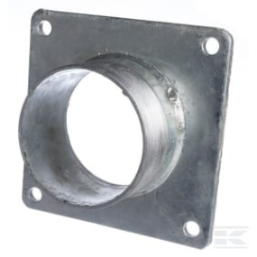Rechteckflansch 4" + Gewindeende L=75 Mm Kramp 4306000KR