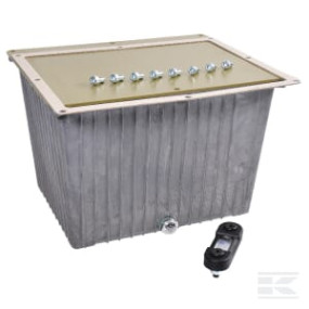 Alu. Ölbehälter 20 Ltr Komplett mit Deckel Kramp NG020