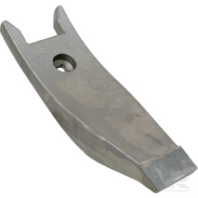 Grubberspitze 255X80X18Mm, Gehärtet, Gekrümmt, 1 Loch, Passend für Horsch Kramp 00311069N