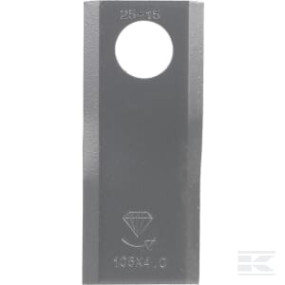 Mähmesser links 107X45X4 Mm, Bohrung Ø 21 Mm, Geeignet für Gyrland, 25Er-Packung Kramp 0110349GKR