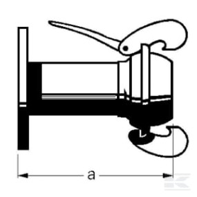 Flanschstutzen M. Kugel 108Mm Kramp