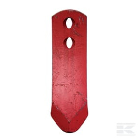 Grubberspitze 270X80X12Mm, Gekrümmt, 2 Löcher, Passend für Pöttinger Kramp