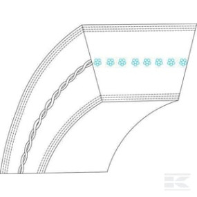 Keilriemen Optibelt Avx10-M1 L=835 Kramp