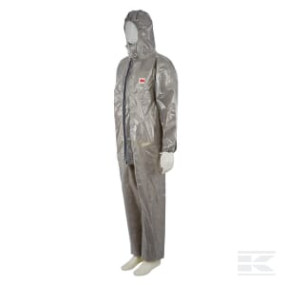 Einwegoveralls, Erwachsener, Gr. L Uk:38-40 , Grau , By 3M Kramp 4570L