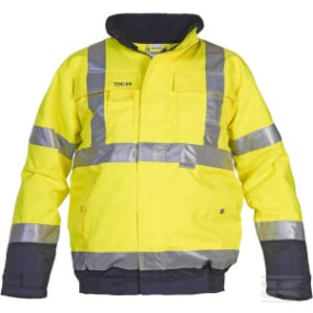 Pilotenjacke Hi-Vis, Gelb-Blau, Größe 4Xl, Hydrowear Kramp