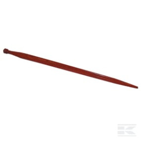 Zinken Gerade, Doppel-T-Profil 36X810Mm, Spitze Spitze mit M22X1,5Mm Mutter, Rot, Shw Kramp FT1060