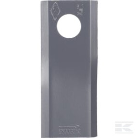 Mähmesser links 107X45X4 Mm, Bohrung Ø 18,25 Mm, Geeignet für Kuhn, 25Er-Packung Kramp