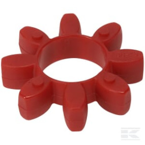 Kupplungsstern 28/38 98 Shore-A Rot Kramp AR2838R