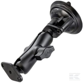 Twist-Lock ™ Saugnapf-Doppelkugelhalterung, Größe B / 1 "Kugel Kramp RAMB166