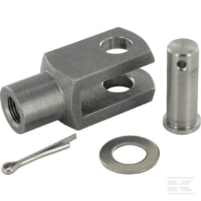 Gabelkopf M16X1,5 Rvs Kramp GM1615CR