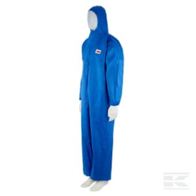 Einwegoveralls, Erwachsener, Gr. L Uk:38-40 , Blau , By 3M Kramp 4515BL