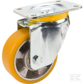 Lenkrolle mit Polyurethan-Lauffläche Kramp 4680ITP125P63