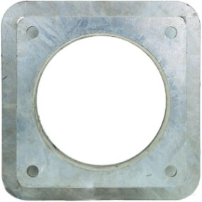 Vierkant-Reduzierflansch 8"-6" (Flachflansche) Kramp 8300630F