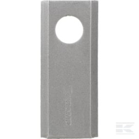 Mähmesser links/rechts 96X40X4 Mm, Bohrung Ø 19 Mm, Geeignet für Claas, 25Er-Packung Kramp