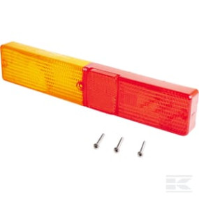 Lichtscheibe, Rot/Gelb, Rechteckig Lh/Rh, Hinten Kramp 3311571M91