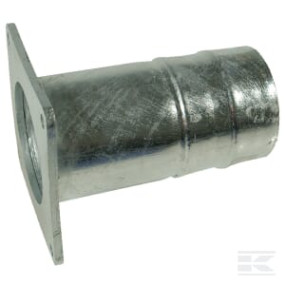 Flansch + 6" Tülle Verzinkt Kramp 6304000Z