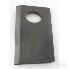 Mähmesser Rh 105X48X4Mm Ovale Bohrung 23,0X20,5Mm Passend für Taarup 25Er Packung (Kt5514200001) Kramp