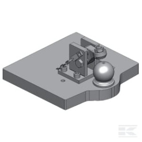 Tragplatte Kugelkuppl. 80 Mm Kramp 009609310A01